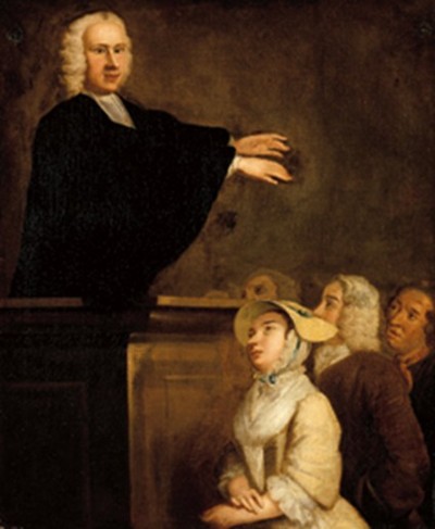 George Whitefield, óleo de John Wollaston, c. 1742